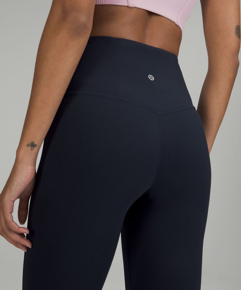 Lululemon Align™ Mini-Flared Hohe Leggings Damen Navy | 0279WLUBO