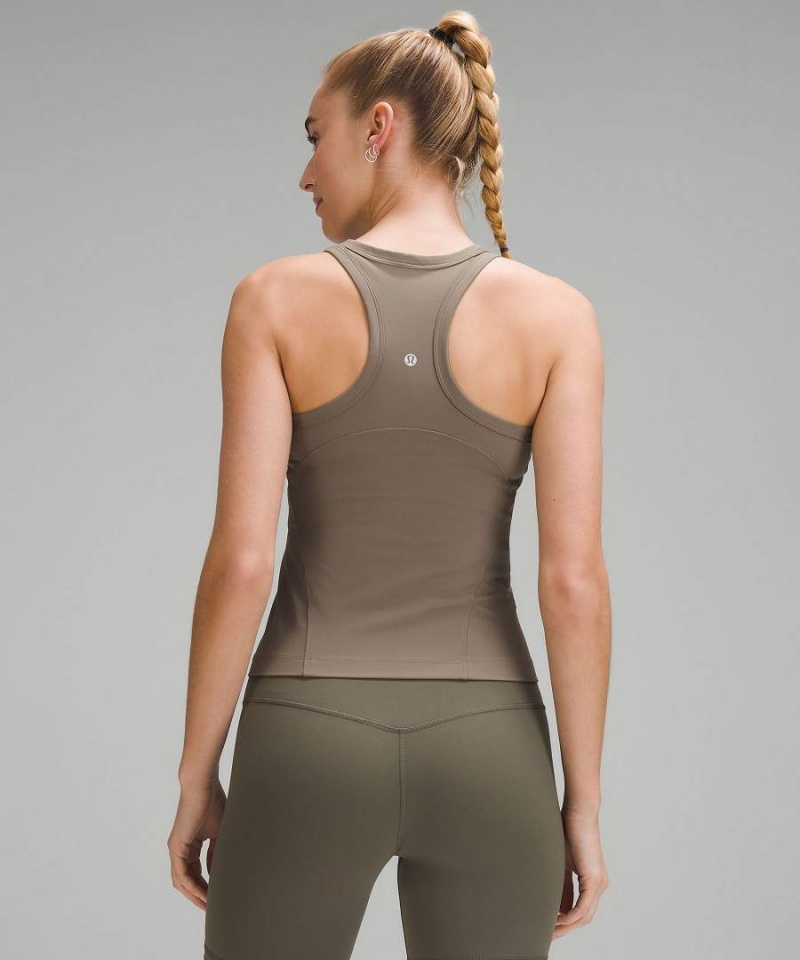 Lululemon Align™ Taille-Length Racerback Tanktop Damen Grau | 9836BGVCH