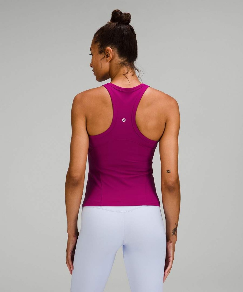 Lululemon Align™ Taille-Length Racerback Tanktop Damen Lila | 9064PJONC