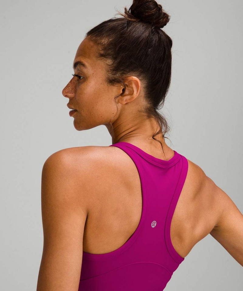 Lululemon Align™ Taille-Length Racerback Tanktop Damen Lila | 9064PJONC