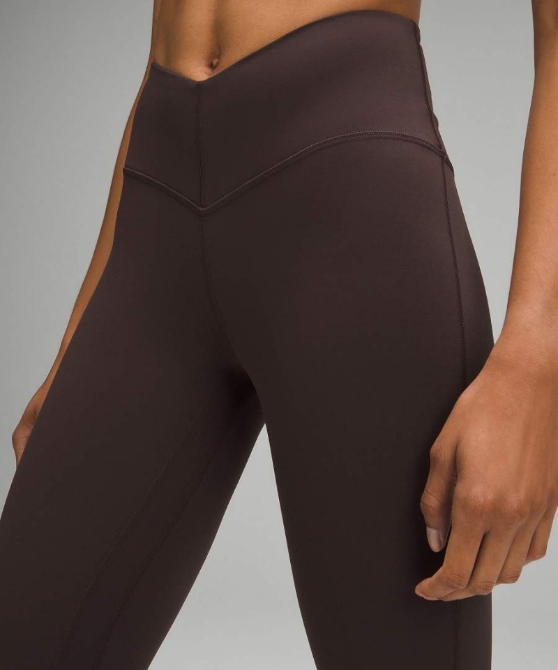 Lululemon Align™ V-Taille Mini-Flared Leggings Damen Schokolade | 3210GYZTD