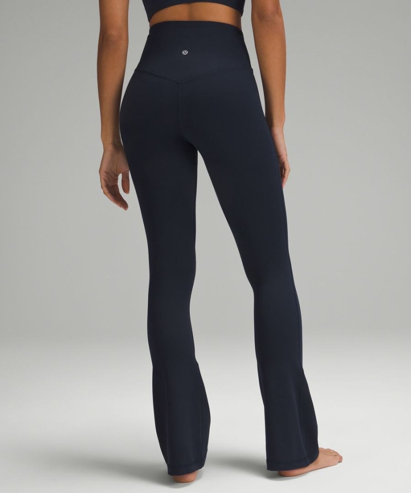 Lululemon Align™ V-Taille Mini-Flared Leggings Damen Navy | 7934ZKBLS