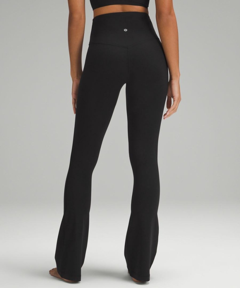 Lululemon Align™ V-Taille Mini-Flared Leggings Damen Schwarz | 7261CMZRB