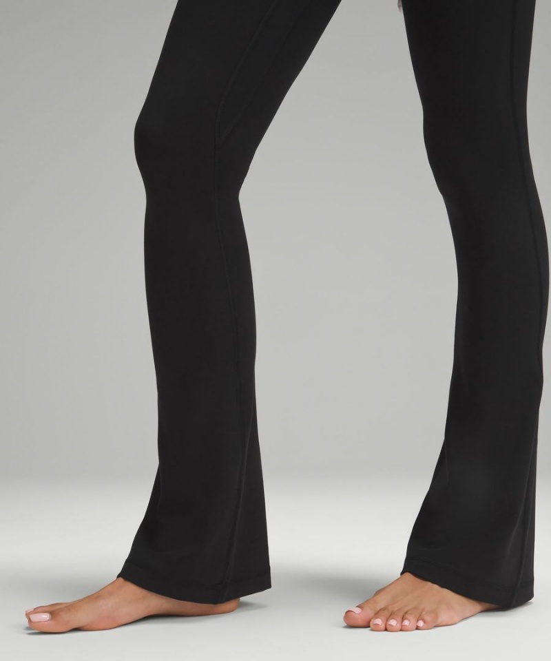 Lululemon Align™ V-Taille Mini-Flared Leggings Damen Schwarz | 7261CMZRB