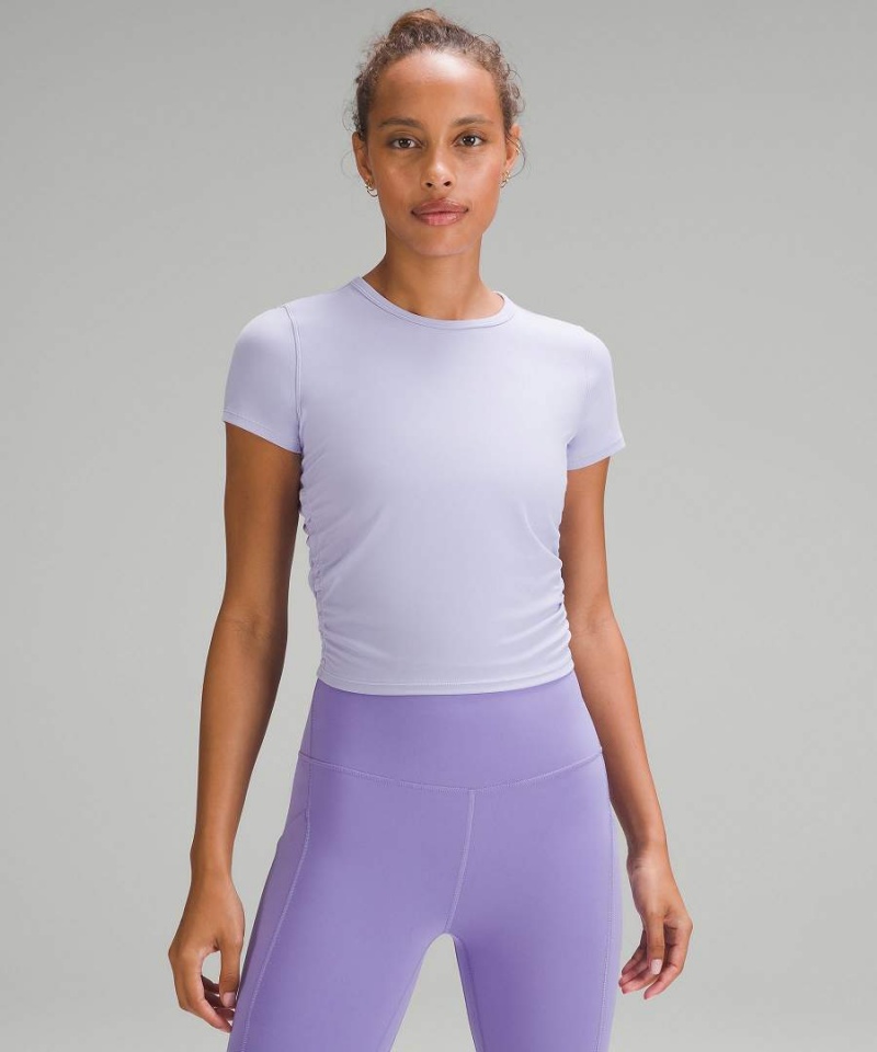 Lululemon All It Takes Nulu Kurzes-Sleeve T-shirts Damen Lila | 8450XIHWC