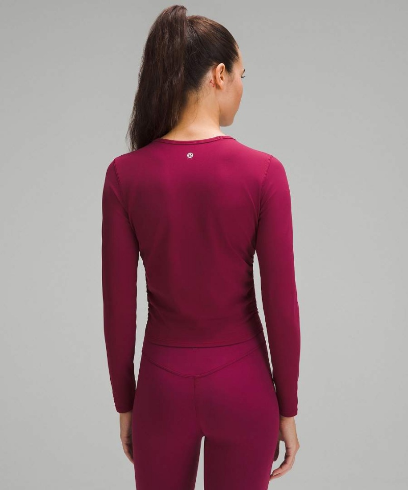 Lululemon All It Takes Nulu Langarmhemd Damen Bordeaux | 1736KJOQA