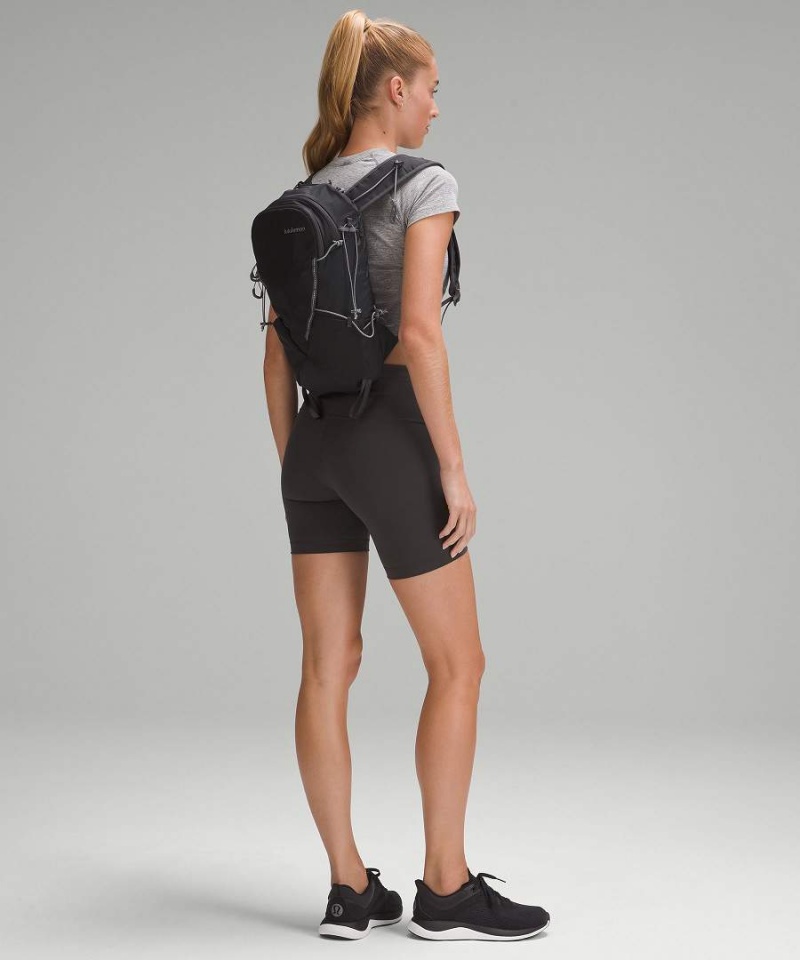 Lululemon All Sport 10L Rucksäcke Damen Schwarz Schwarz Tiefesgrau | 3165SMOHD