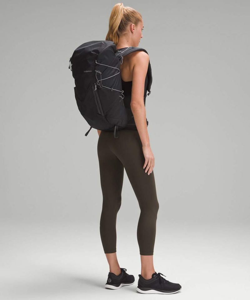 Lululemon All Sport 28L Rucksäcke Damen Schwarz Schwarz Tiefesgrau | 3758OHNEJ