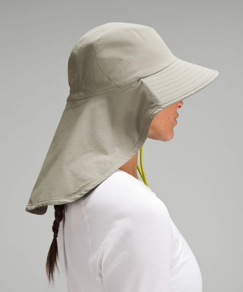 Lululemon All Sport Weite-Brim Hüte Damen Grün Hellgrün | 0216RFYJM