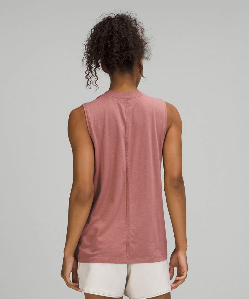 Lululemon All Yours Tanktop Damen Weiß Silber | 6108QRDHC