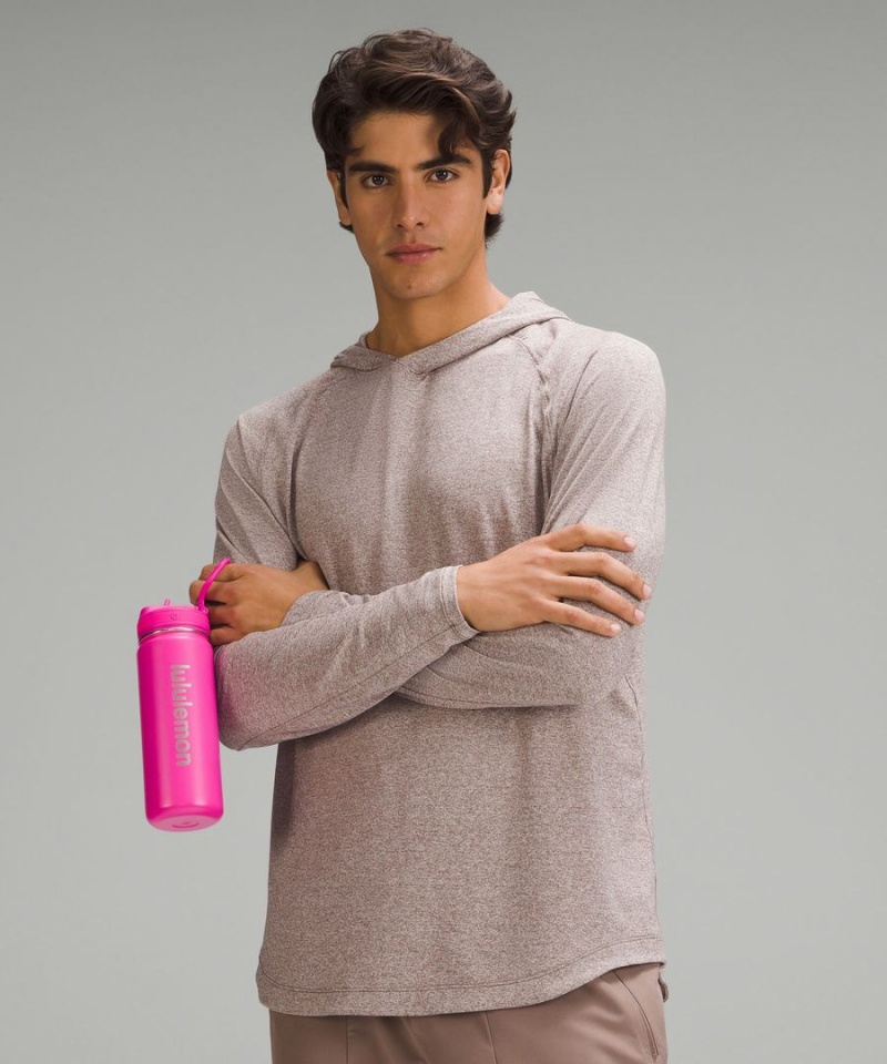 Lululemon Back to Life Sport Bottle 18oz Straw Lid Wasserflaschen Damen Rosa | 4126GJFMX