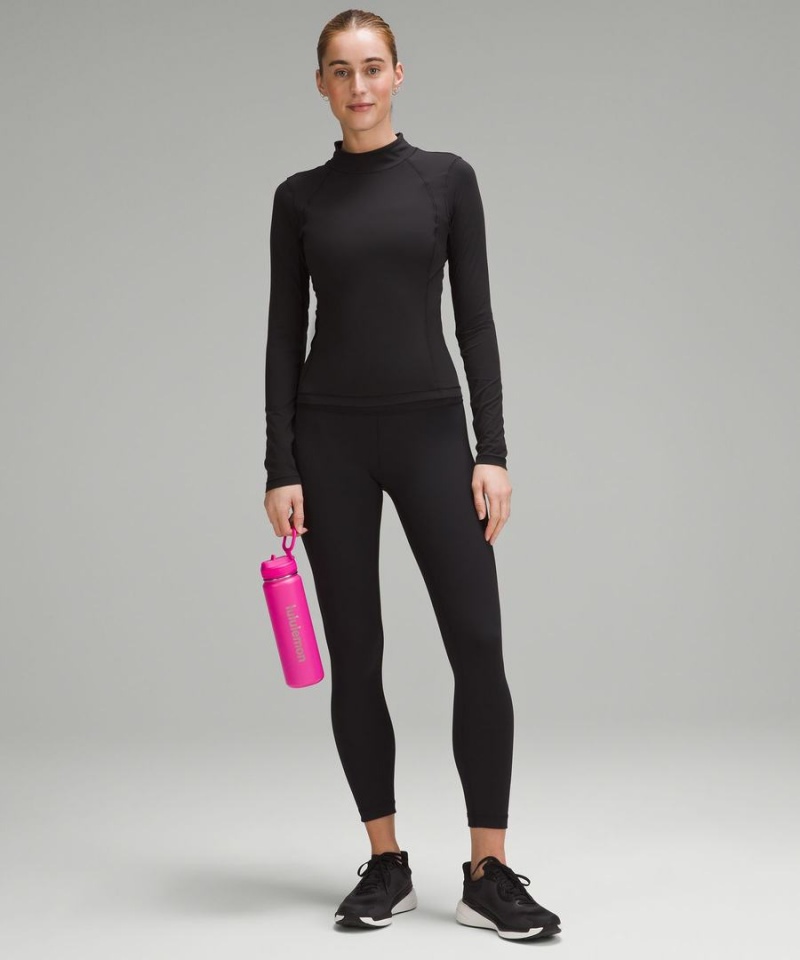 Lululemon Back to Life Sport Bottle 24oz Straw Lid Wasserflaschen Damen Rosa | 3847HNWGF