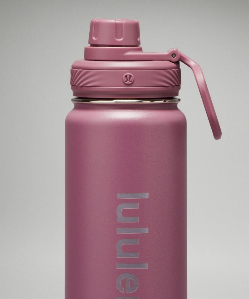 Lululemon Back to Life Sport Bottle 24oz Wasserflaschen Damen Lila | 4285TLCUR