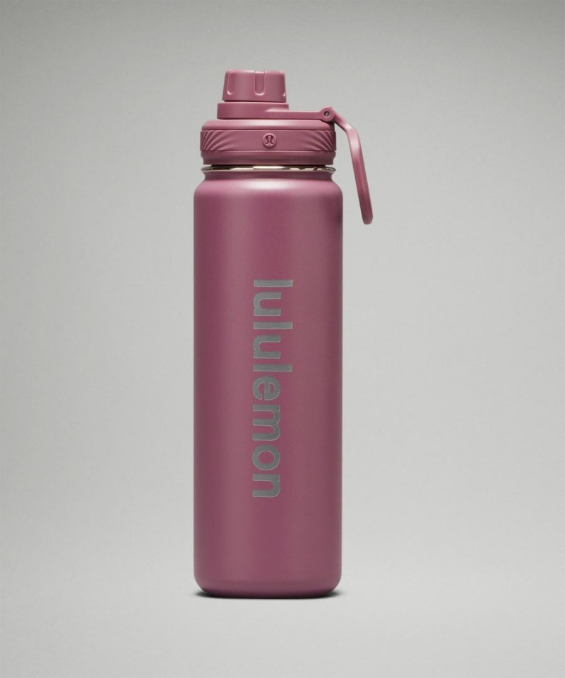 Lululemon Back to Life Sport Bottle 24oz Wasserflaschen Damen Lila | 4285TLCUR