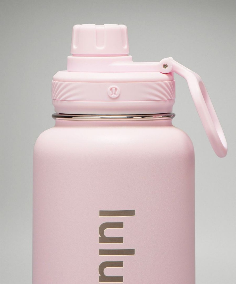 Lululemon Back to Life Sport Bottle 32oz Wasserflaschen Damen Rosa | 1587MXURH