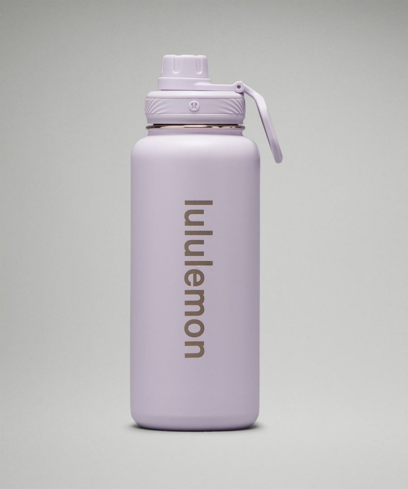 Lululemon Back to Life Sport Bottle 32oz Wasserflaschen Damen Lila | 0842LPNTI