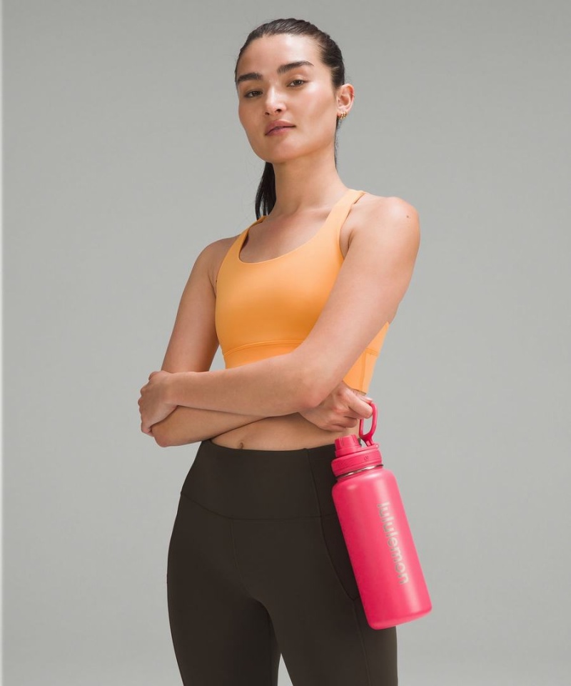 Lululemon Back to Life Sport Bottle 32oz Wasserflaschen Damen Rot | 2875MLIJA