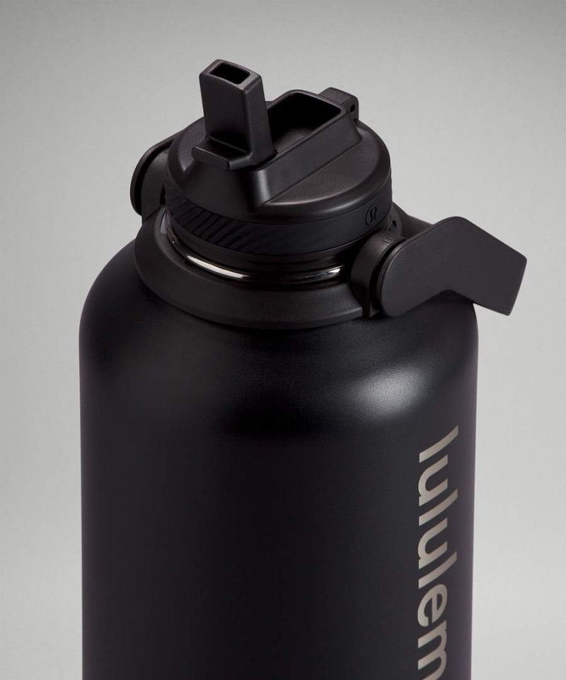 Lululemon Back to Life Sport Bottle 64oz Wasserflaschen Damen Schwarz | 1902YWFBM