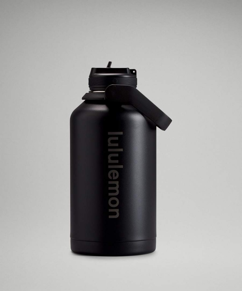 Lululemon Back to Life Sport Bottle 64oz Wasserflaschen Damen Schwarz | 1902YWFBM