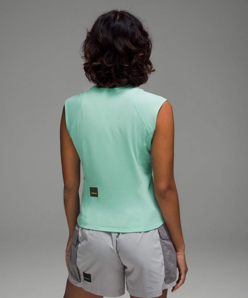 Lululemon Cap Sleeve Wandern Tanktop Damen Mintfarben | 6341POXRG