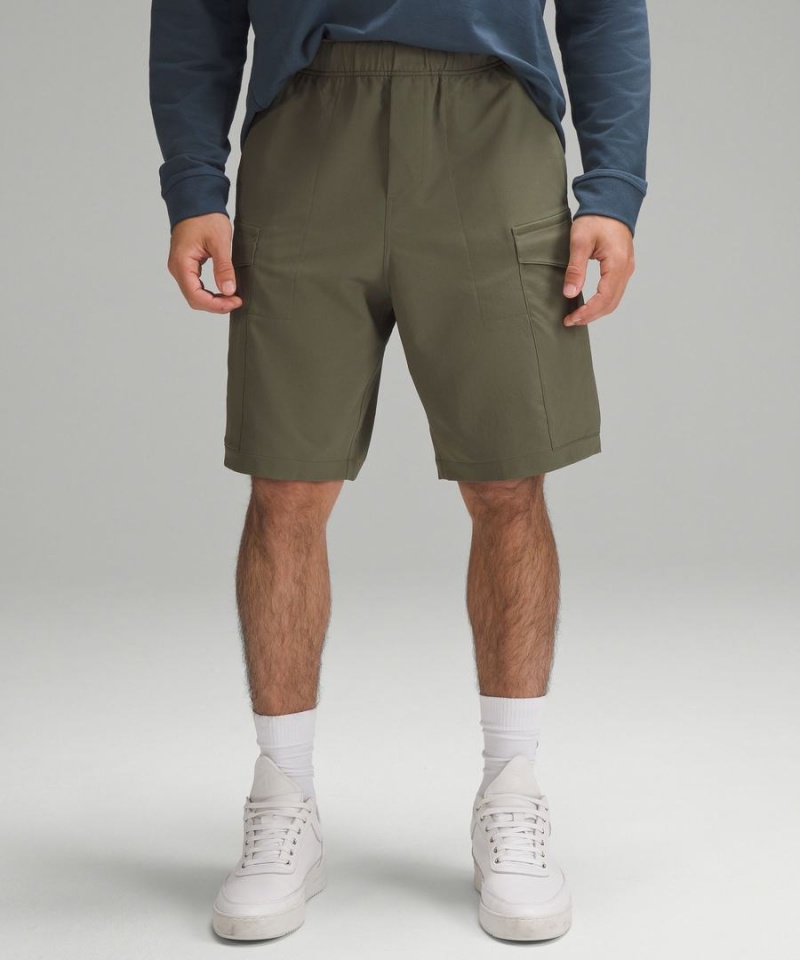 Lululemon Cargo Pocket Kurze Hose Herren Olivgrün | 5634HCITR