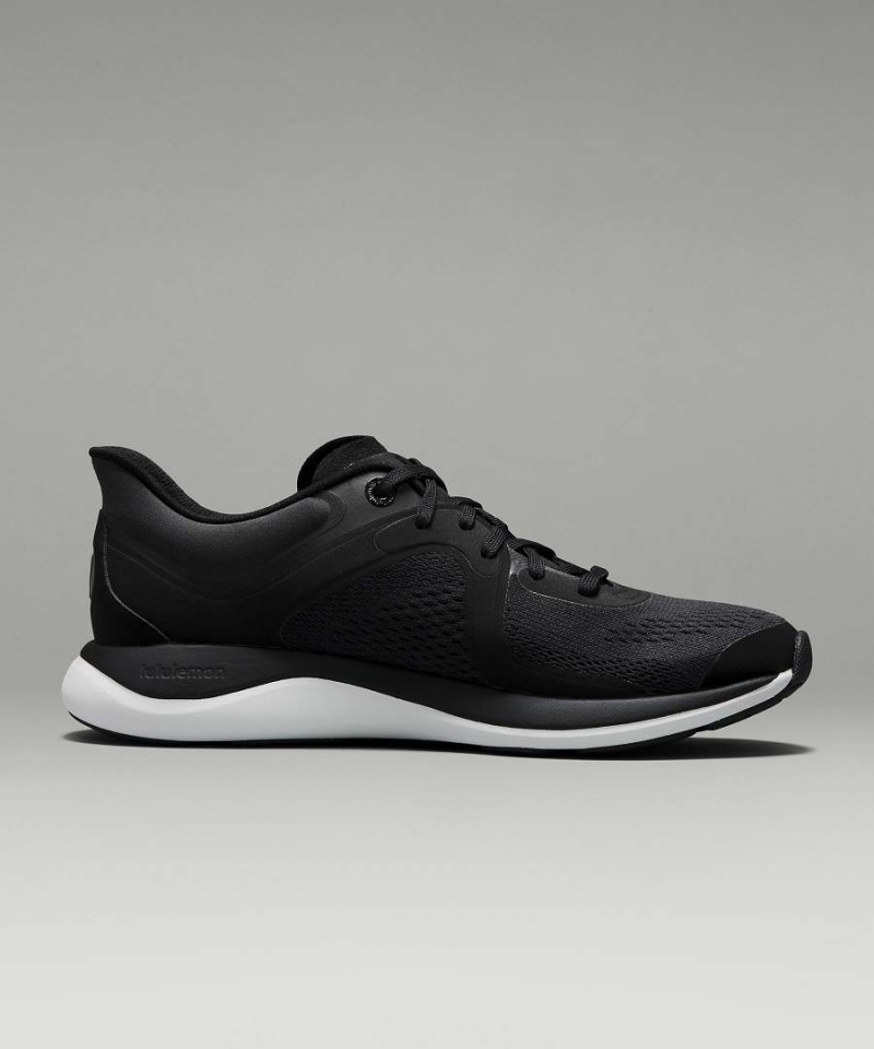 Lululemon Chargefeel Low Sneakers Damen Schwarz Weiß | 1457JABYK