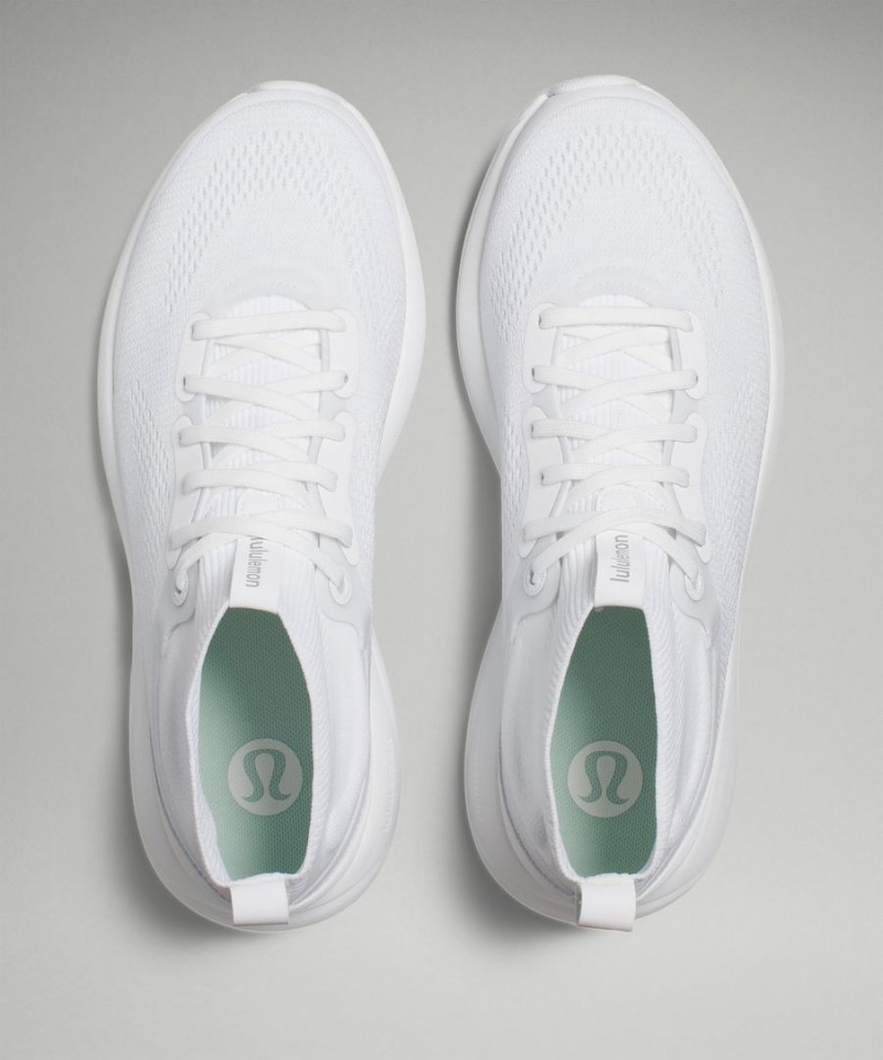 Lululemon Chargefeel Mid Sneakers Damen Weiß Weiß | 5469ASZNW