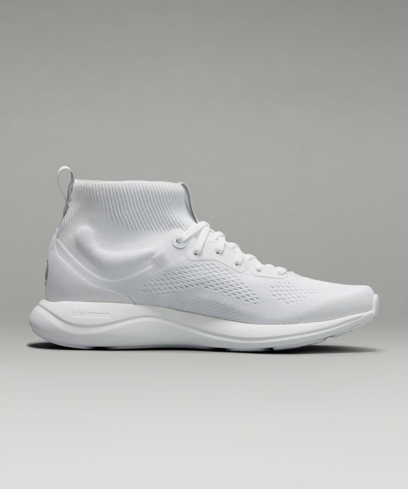 Lululemon Chargefeel Mid Sneakers Damen Weiß Weiß | 5469ASZNW