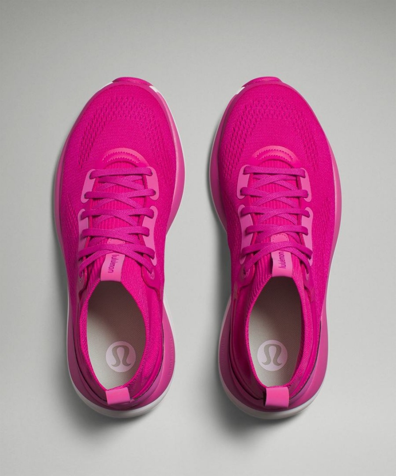 Lululemon Chargefeel Mid Sneakers Damen Rosa Weiß | 8623XJZSD