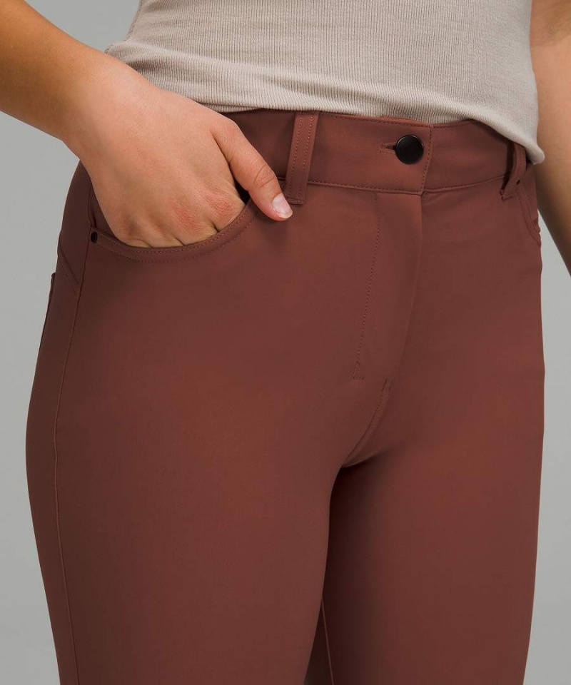 Lululemon City Sleek Slim-Fit 5 Pocket High-Rise Hose Damen Kupfer Kupfer | 7620HQLUM