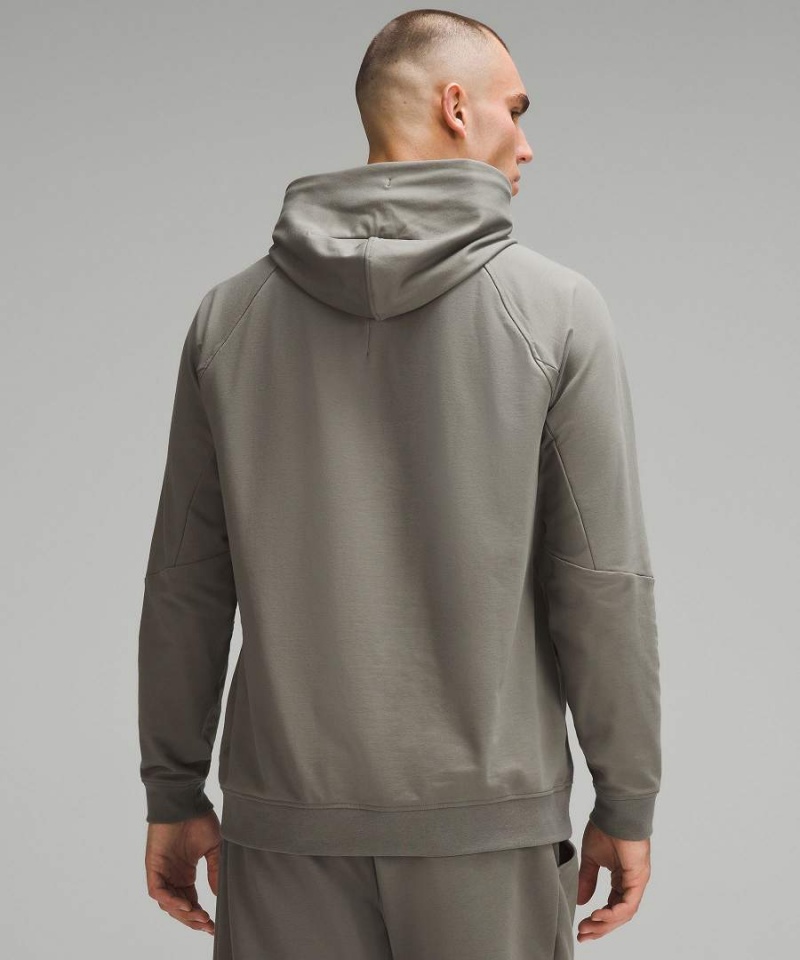 Lululemon City Sweat Pullover Hoodie Herren Grau Olivgrün | 5603AQCNF