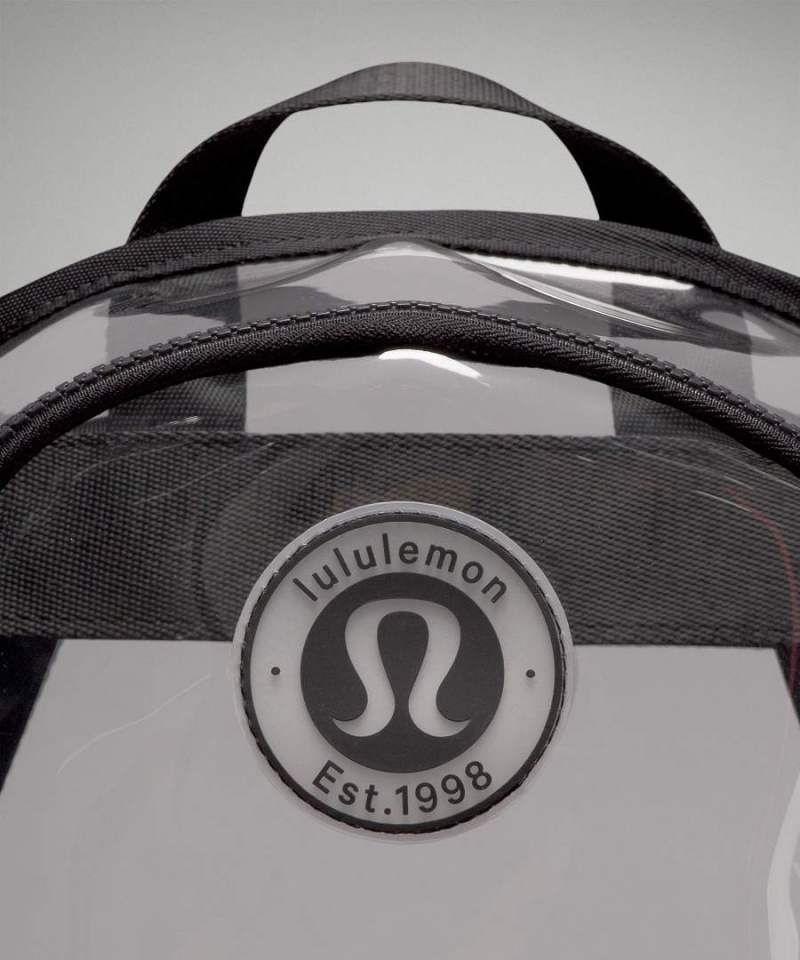 Lululemon Clear Mini 10L Logo Rucksäcke Herren Schwarz | 2391NXPFT