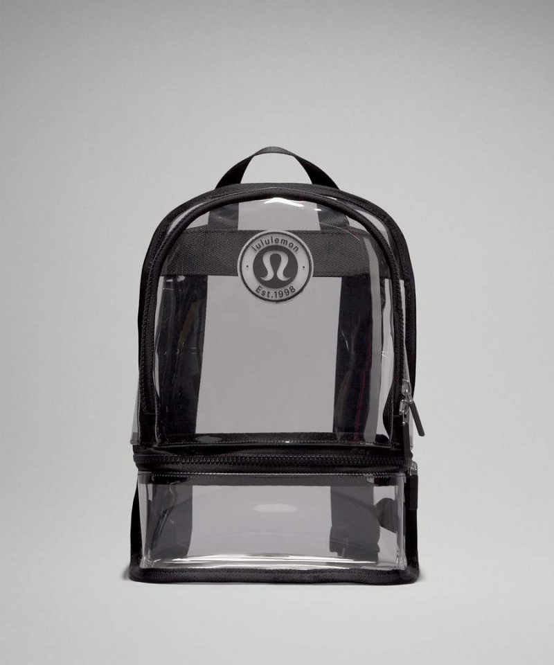 Lululemon Clear Mini 10L Logo Rucksäcke Herren Schwarz | 2391NXPFT