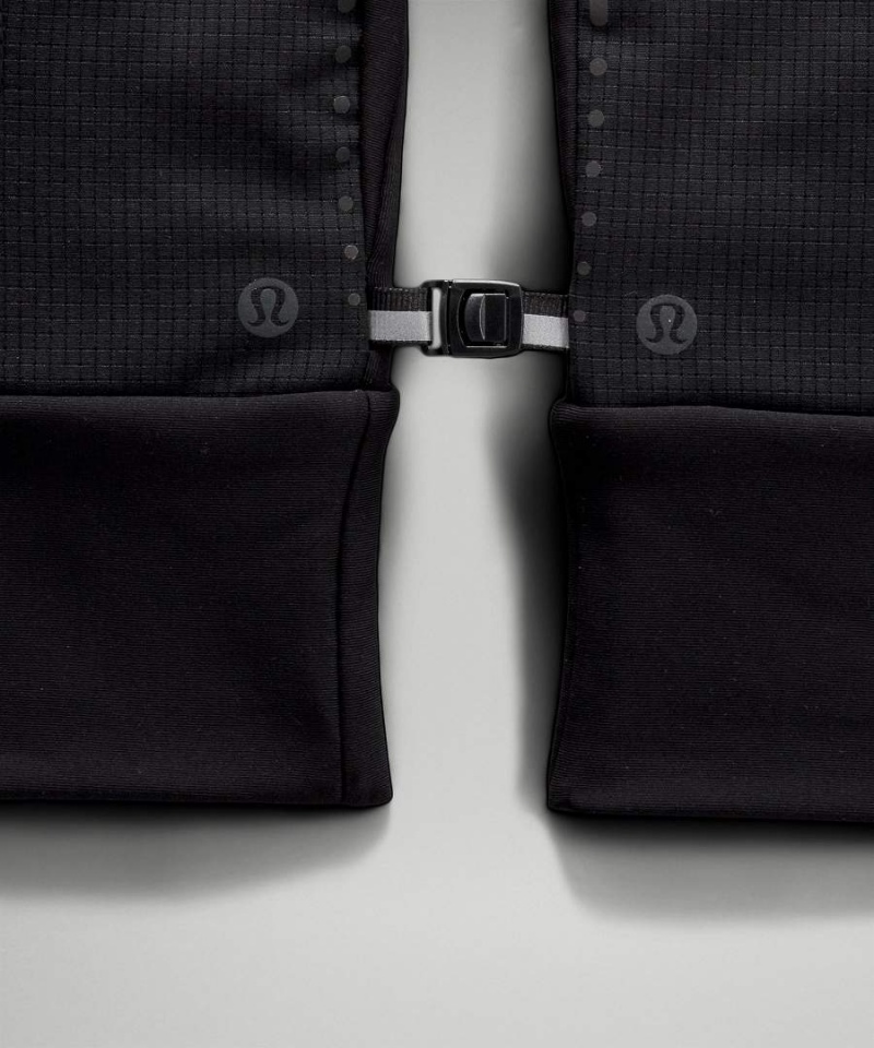 Lululemon Cold Terrain Gefütterte Handschuhe Herren Schwarz | 7691VIGDM