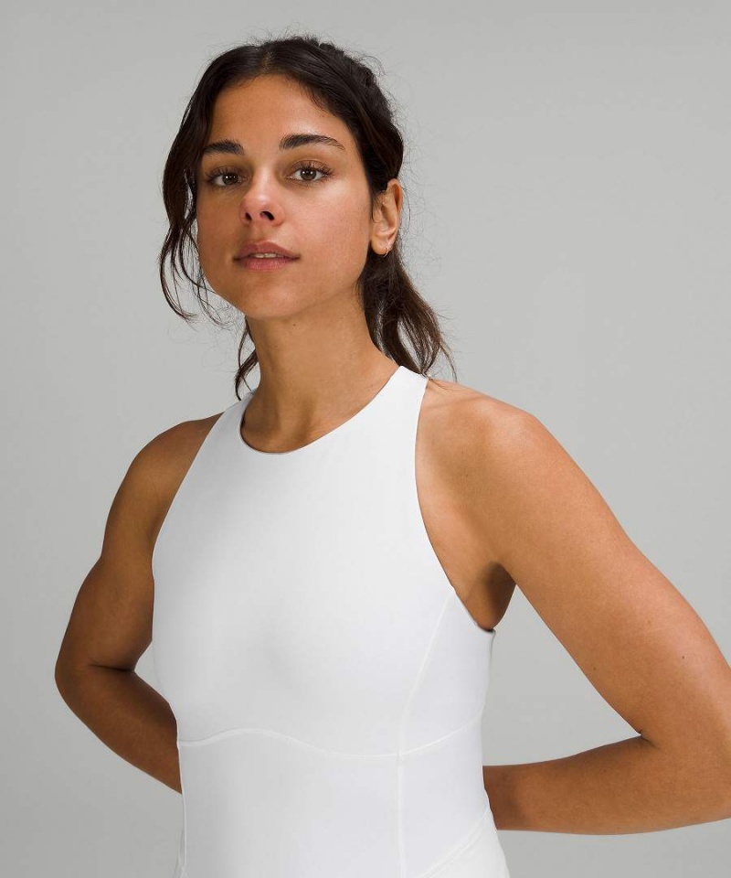 Lululemon Court Crush Kleid Damen Weiß | 6812FVRGP