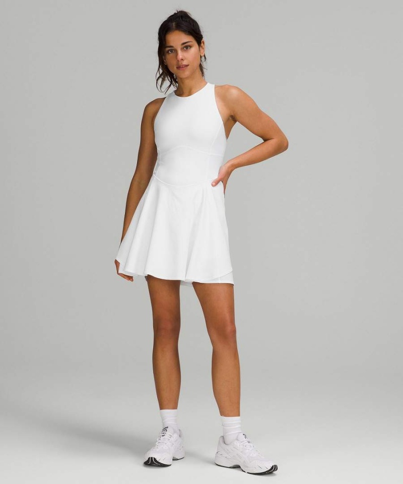 Lululemon Court Crush Kleid Damen Weiß | 6812FVRGP