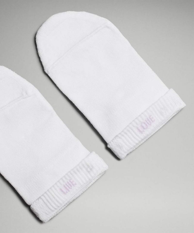 Lululemon Daily Stride Kompfort Low-Ankle 3 Pack Socken Damen Weiß Lila Lila | 0926GKOBL