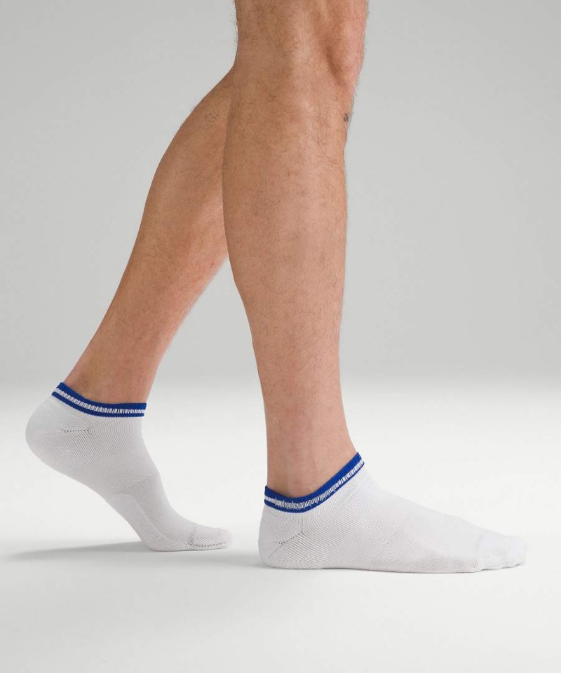 Lululemon Daily Stride Kompfort Low-Ankle 5 Pack Socken Herren Weiß Mehrfarbig | 6087QWACJ