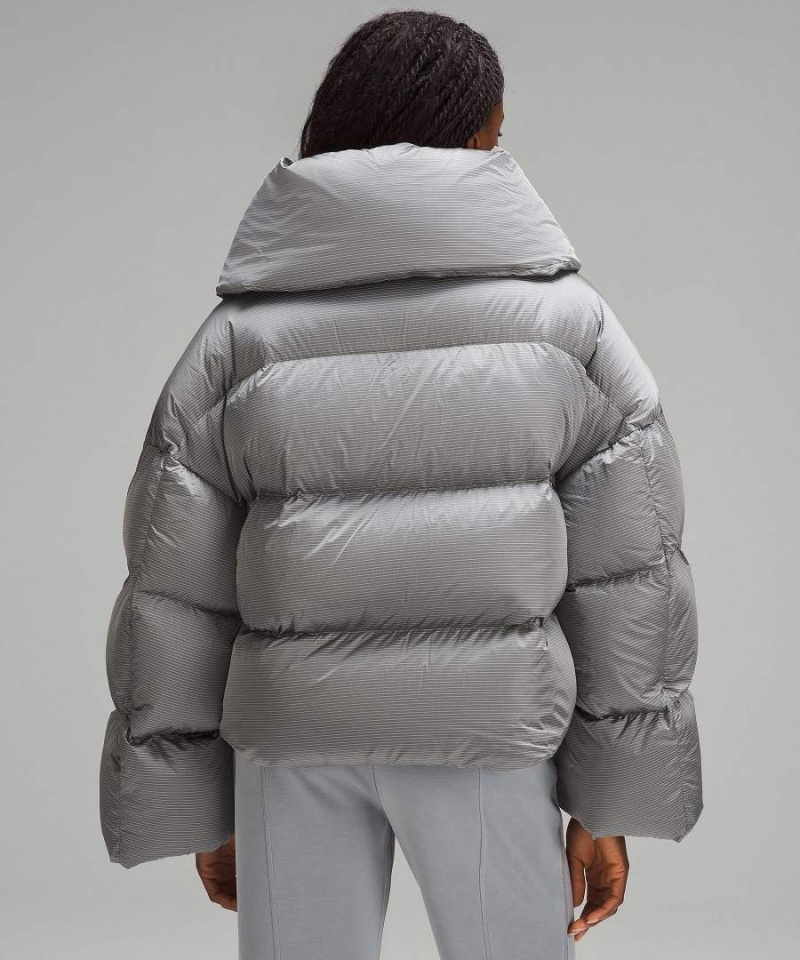 Lululemon Down-Filled Puffer Daunenjacken Damen Grau | 4682YNQFD