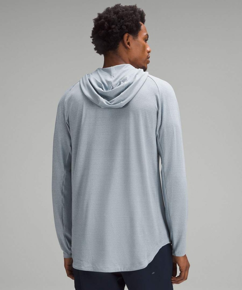 Lululemon Drysense Hoodie Herren Blau | 4923JHFZB