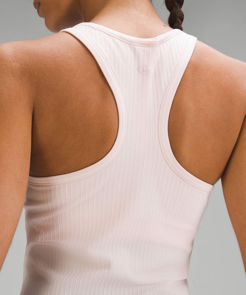 Lululemon Ebb to Street Cropped Racerback Tanktop Damen Hellrot | 2971BWZYE