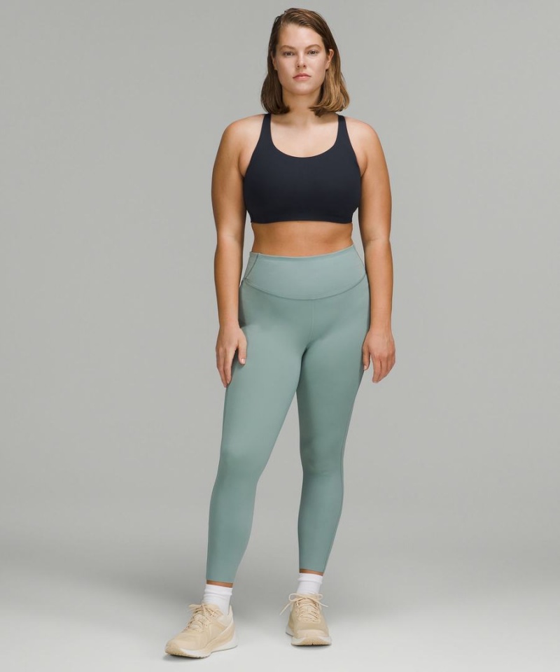 Lululemon Energy Bra High Support, B–DDD Cups Sport BH Damen Navy | 9852KGJZD