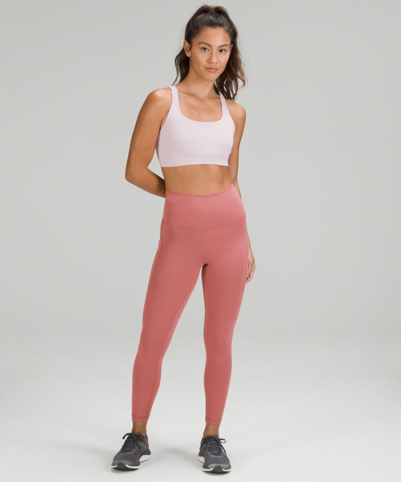 Lululemon Energy Bra Medium Support, B–D Cups Sport BH Damen Rosa | 1504KFBCH