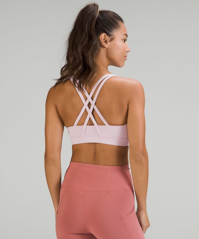 Lululemon Energy Bra Medium Support, B–D Cups Sport BH Damen Rosa | 1504KFBCH