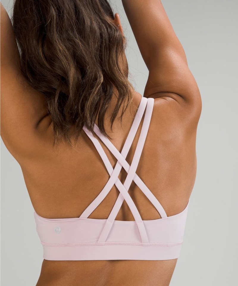 Lululemon Energy Bra Medium Support, B–D Cups Sport BH Damen Rosa | 1504KFBCH