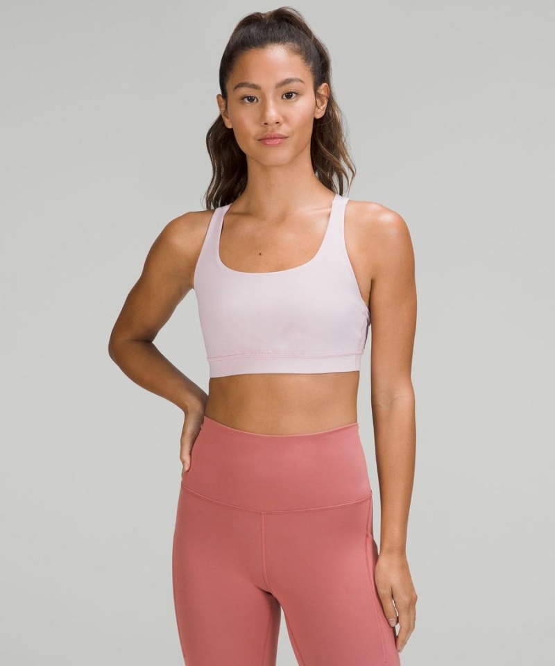 Lululemon Energy Bra Medium Support, B–D Cups Sport BH Damen Rosa | 1504KFBCH