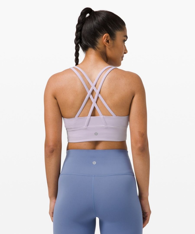 Lululemon Energy Longline Bra Medium Support, B–D Cups Sport BH Damen Lavendel | 1892BIPSR