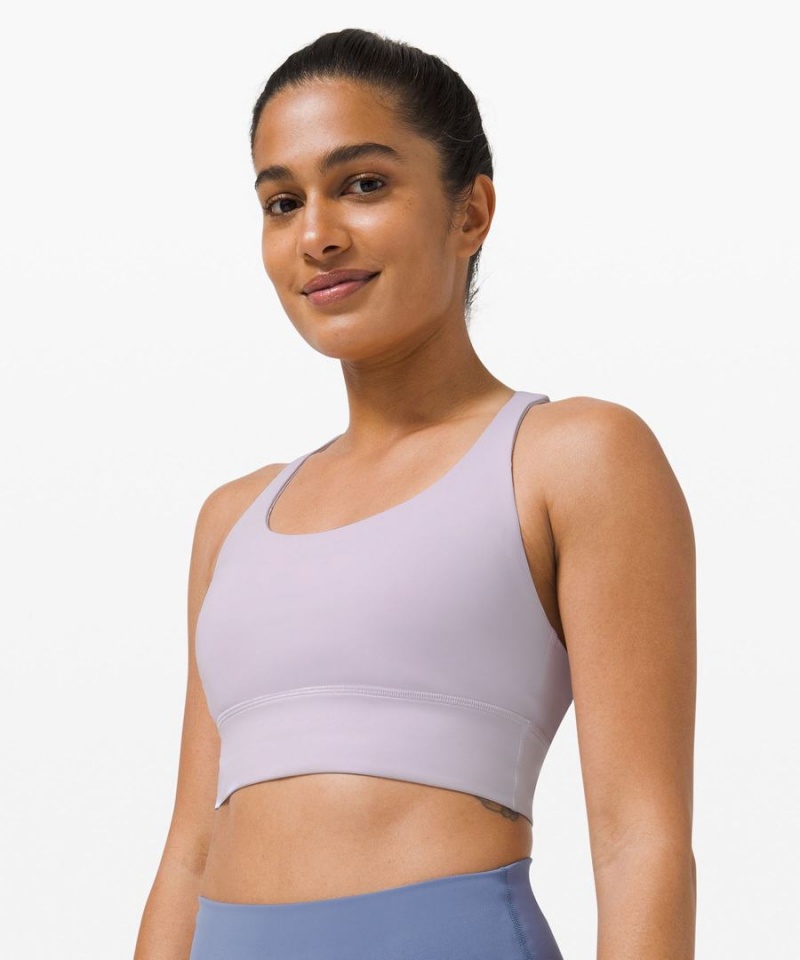 Lululemon Energy Longline Bra Medium Support, B–D Cups Sport BH Damen Lavendel | 1892BIPSR