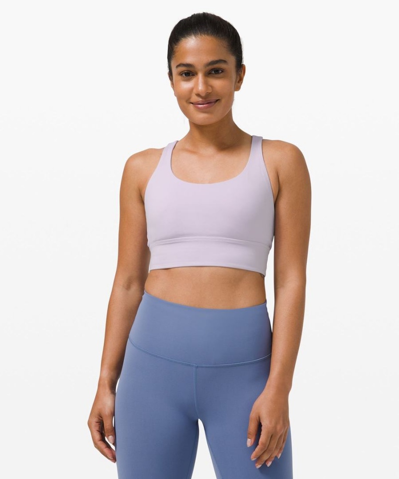 Lululemon Energy Longline Bra Medium Support, B–D Cups Sport BH Damen Lavendel | 1892BIPSR