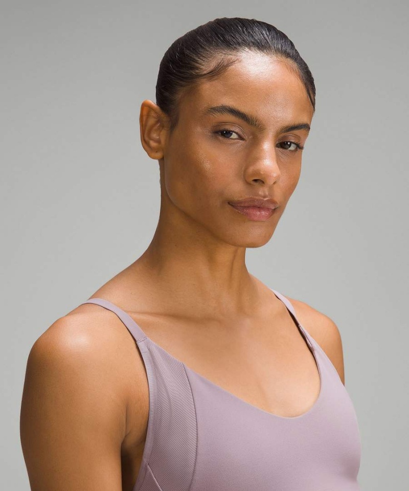 Lululemon Everlux with Mesh Train Bra B/C Cup Sport BH Damen Lila | 6045YAIXS